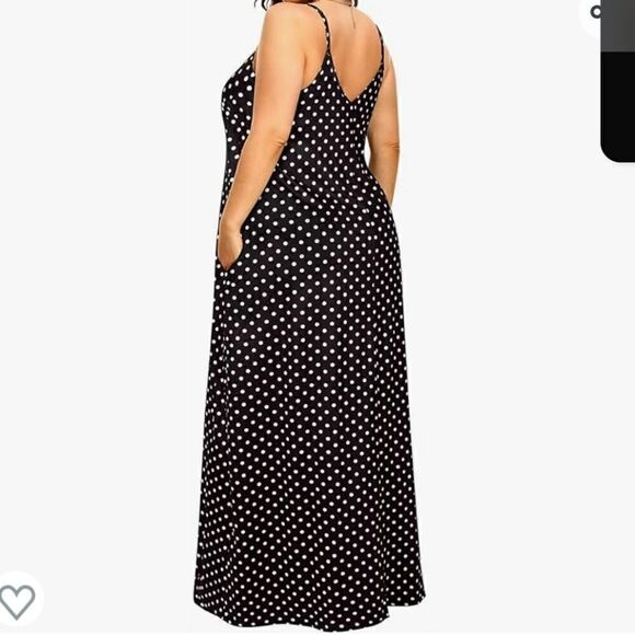 Pinup Fashion Women's Summer Maxi Dress Sleeveless Spaghetti Strap Size M - Picture 2 of 8